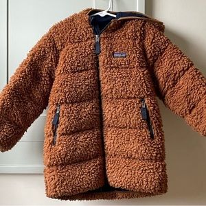 Patagonia high pile fleece parka winter coat